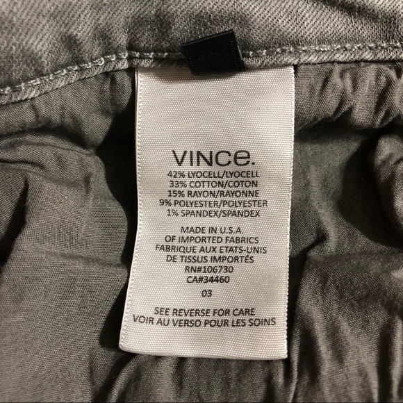 VINCE Dylan Silverfin Skinny Jeans 30x30 - Picture 7 of 8